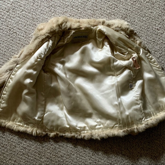 VTG Genuine Rabbit Fur Mademoiselle Jacket M - Picture 7 of 10